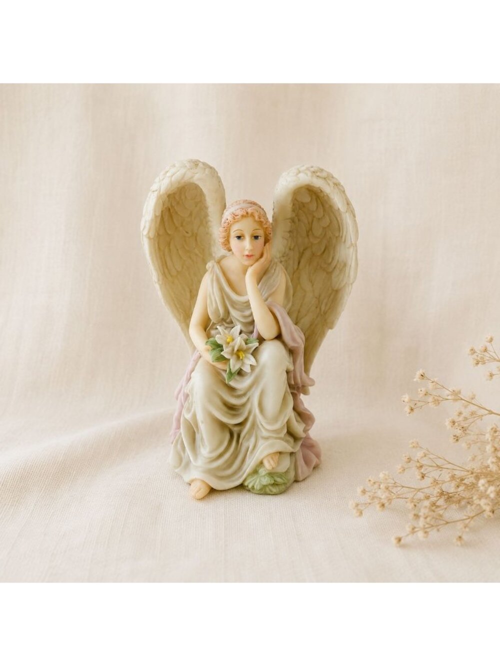 Vintage Seraphim Classics Ophelia Heart Seeker 67089 Roman Inc Angel Romantic